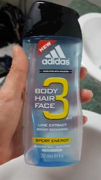 ADIDAS - 3 in 1 lime extract - Shower gel + shampoo