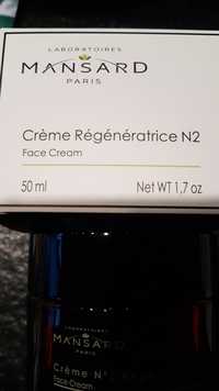 MANSARD - Crème régénératrice N2 - Face cream