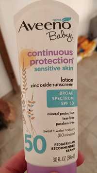 AVEENO - Baby - Continuous protection sensitive skin SPF 50 