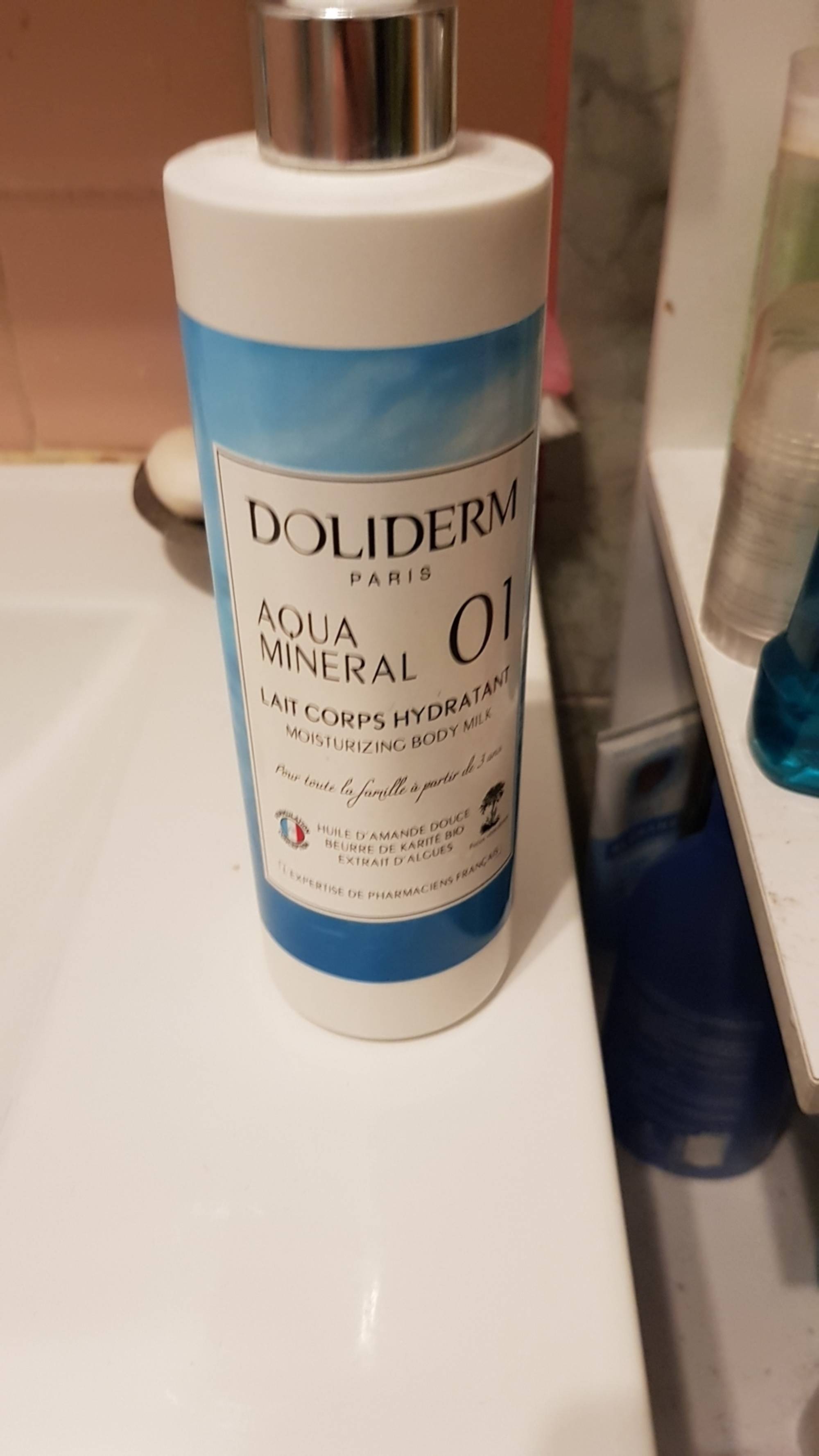DOLIDERM - Aqua mineral 01 - Lait corps hydratant