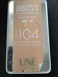 UNE NATURAL BEAUTY - BB cream max foundation - Fond de teint SPF 10 - 104