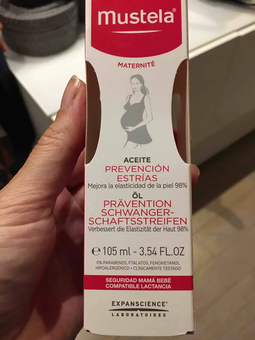 MUSTELA - Aceite - prevencion estrias