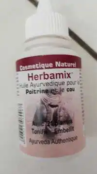 HERBAMIX - Huile ayurvedique pour la poitrine et le cou