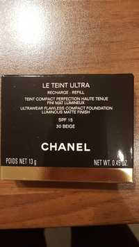 CHANEL - Teint compact perfection haute tenue fini mat lumineux SPF 15 30 Biege