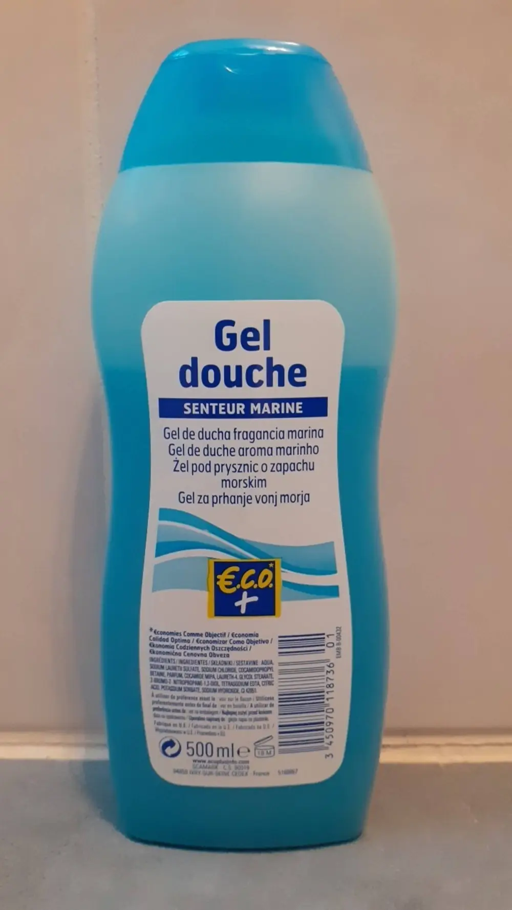 ECOPLUSINFO - Gel douche senteur marine