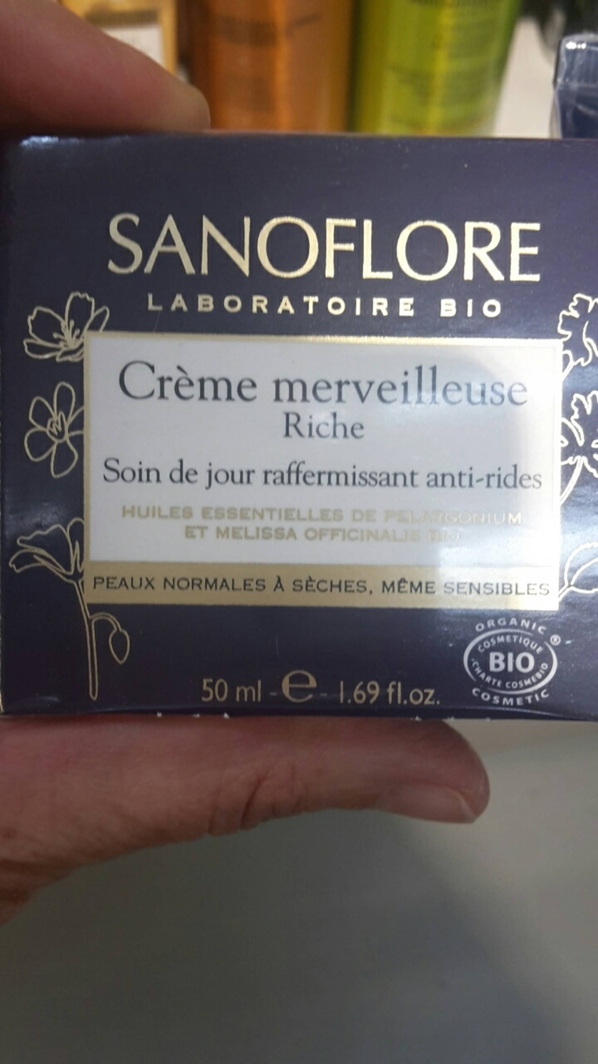 SANOFLORE - Crème merveilleuse riche