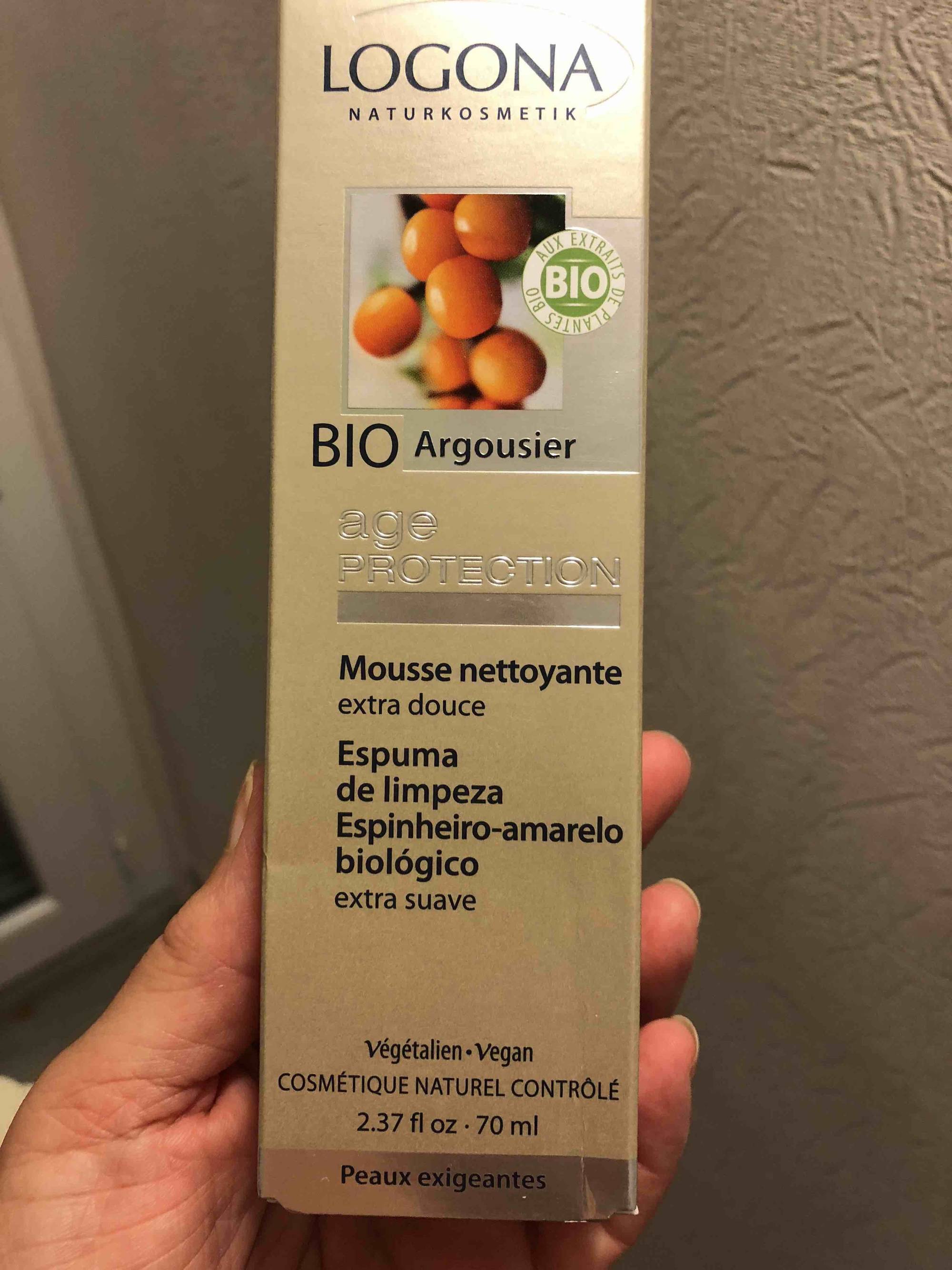 LOGONA - Bio argousier age protection - Mousse nettoyante