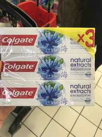 COLGATE - Natural extracts - Dentifrice blancheur éclatante