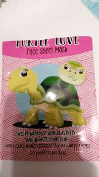 MAXBRANDS - Turtle love - Face sheet mask with cucumber extract