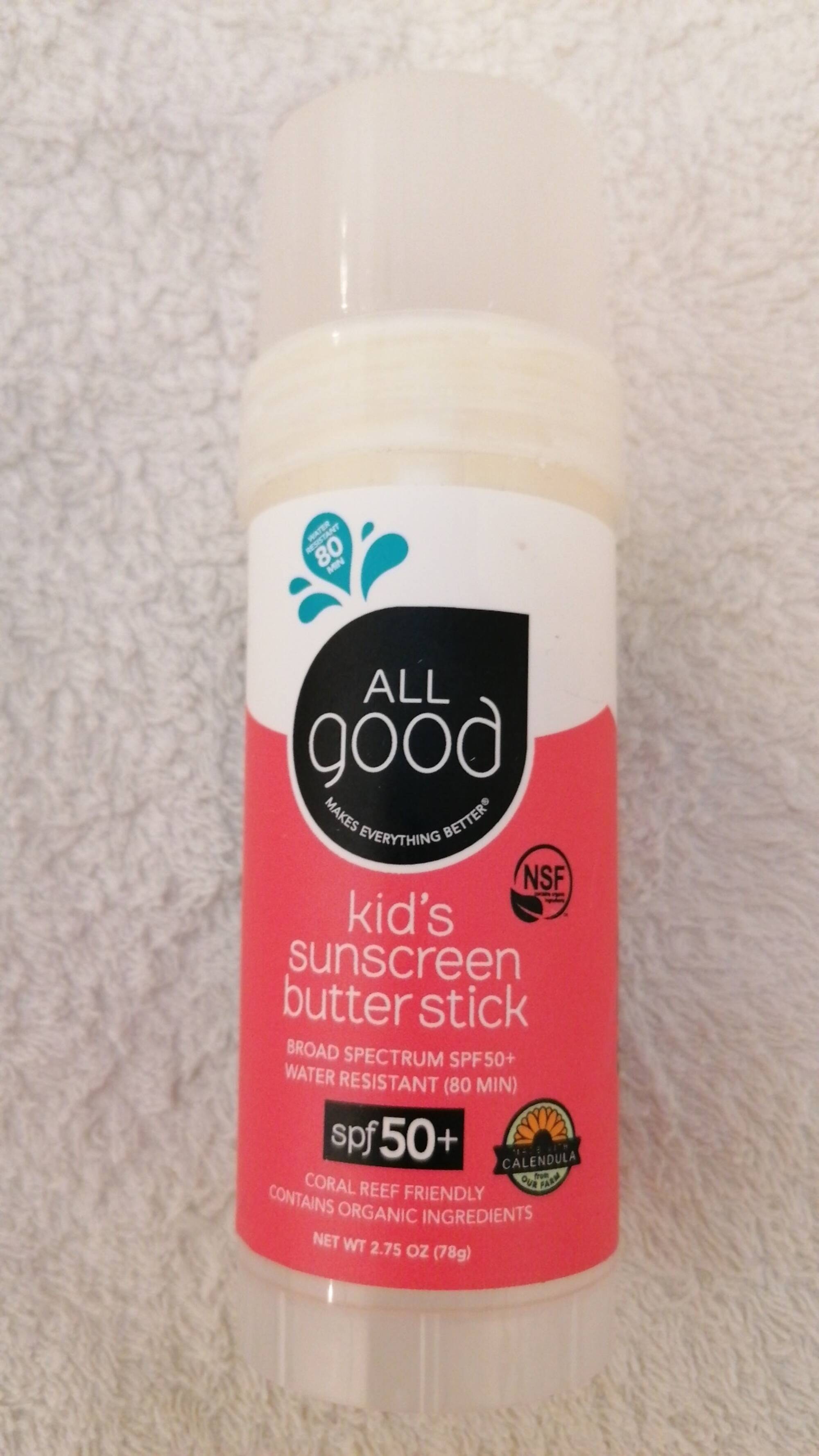 ALL GOOD - Kid's sunscreen butter stick SPF 50+