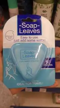 SOAP LEAVES - Cocumber scented - Ideal for travel !