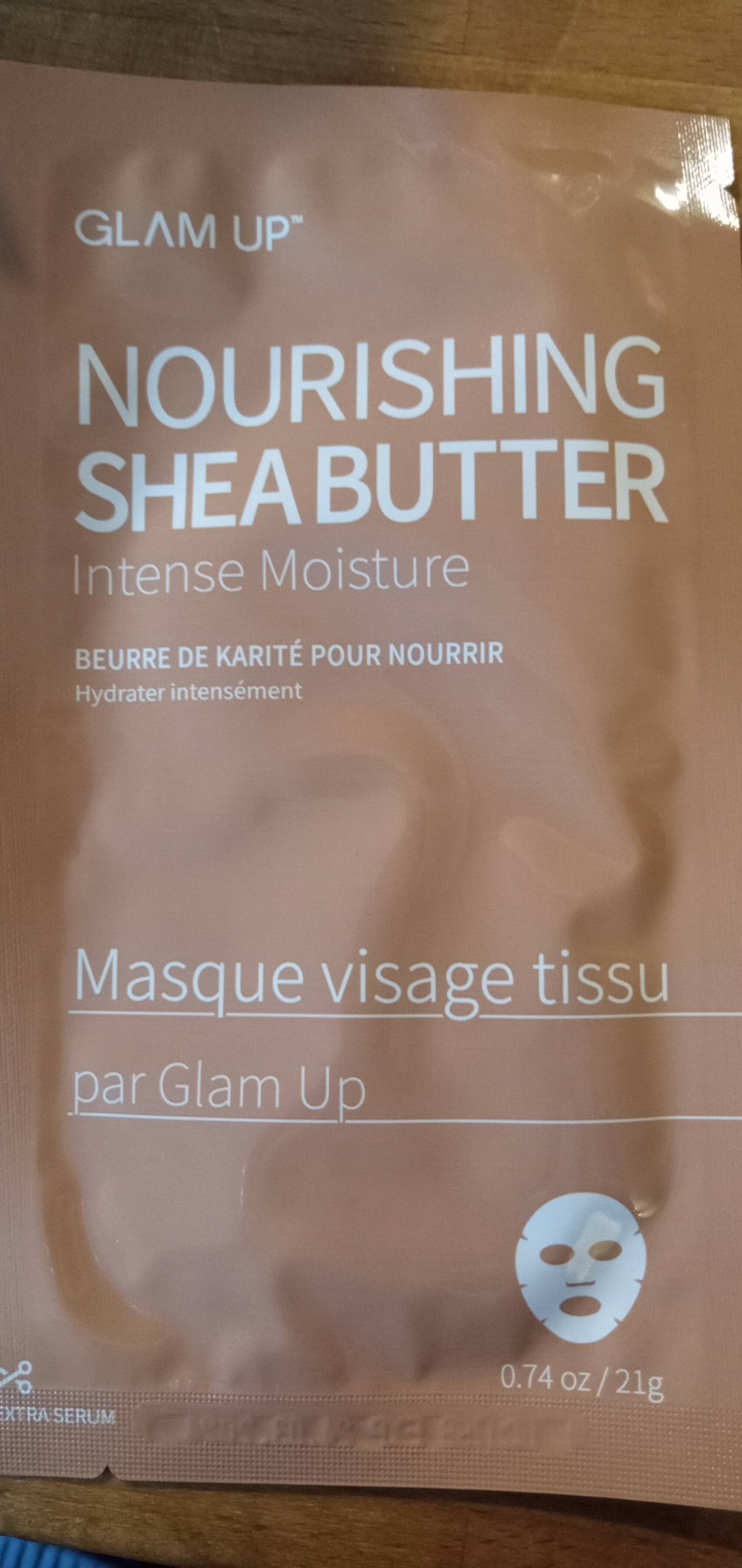 GLAM'UP - Nourishing shea butter - Masque visage tissu