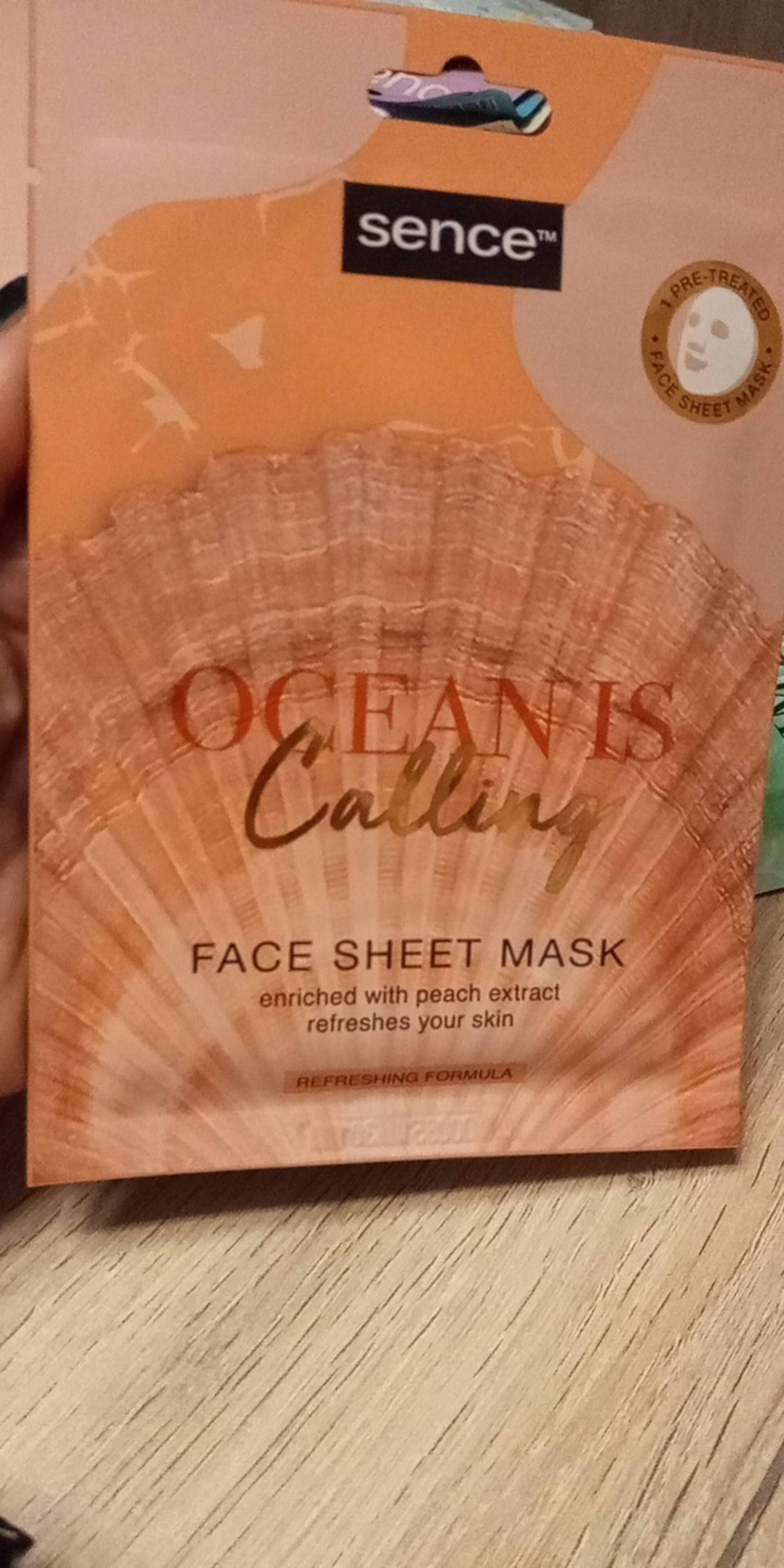 SENCE - Oceans calling - Masque en tissu visage