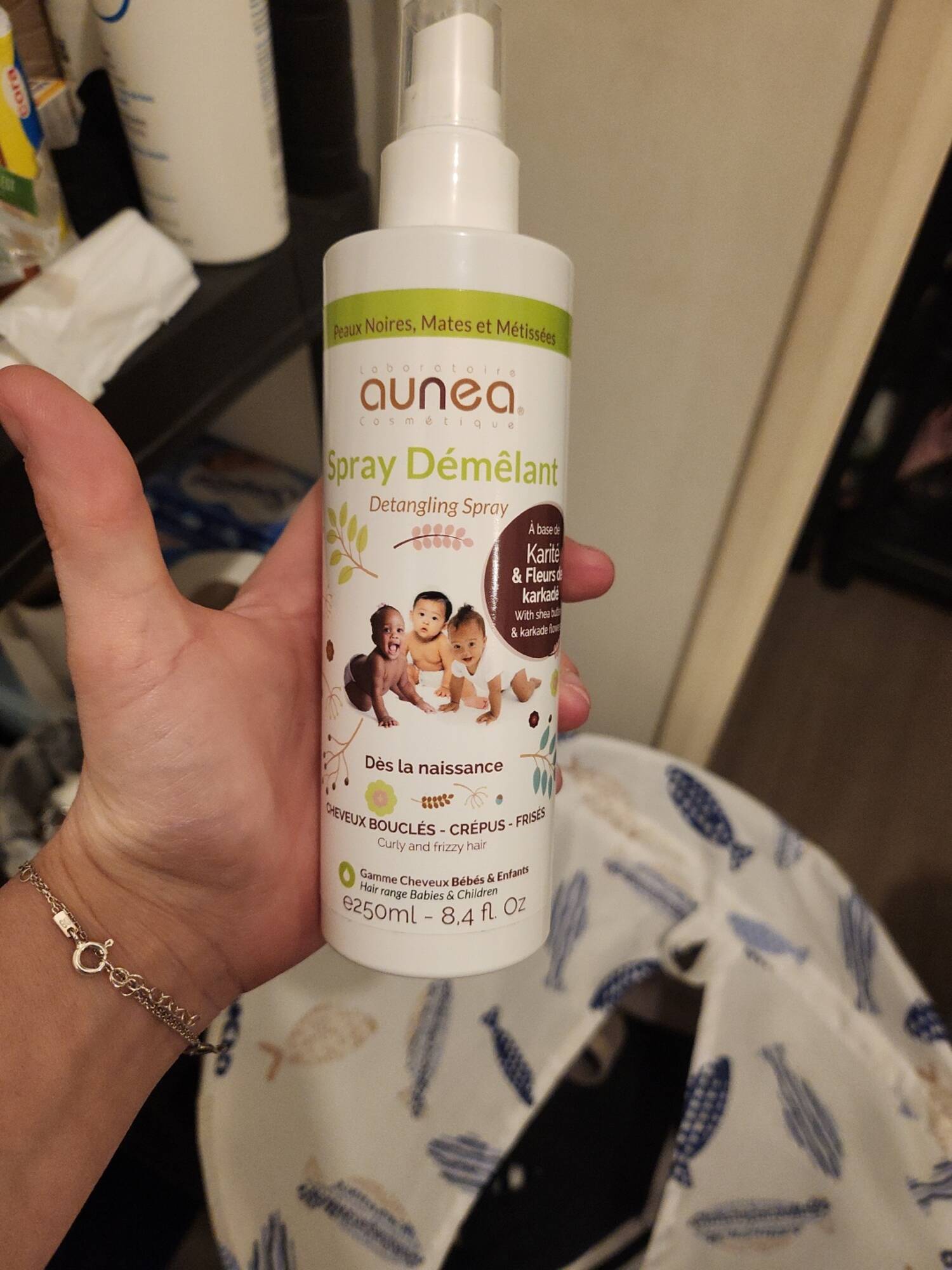 AUNEA - Spray démêlant bébés et enfants