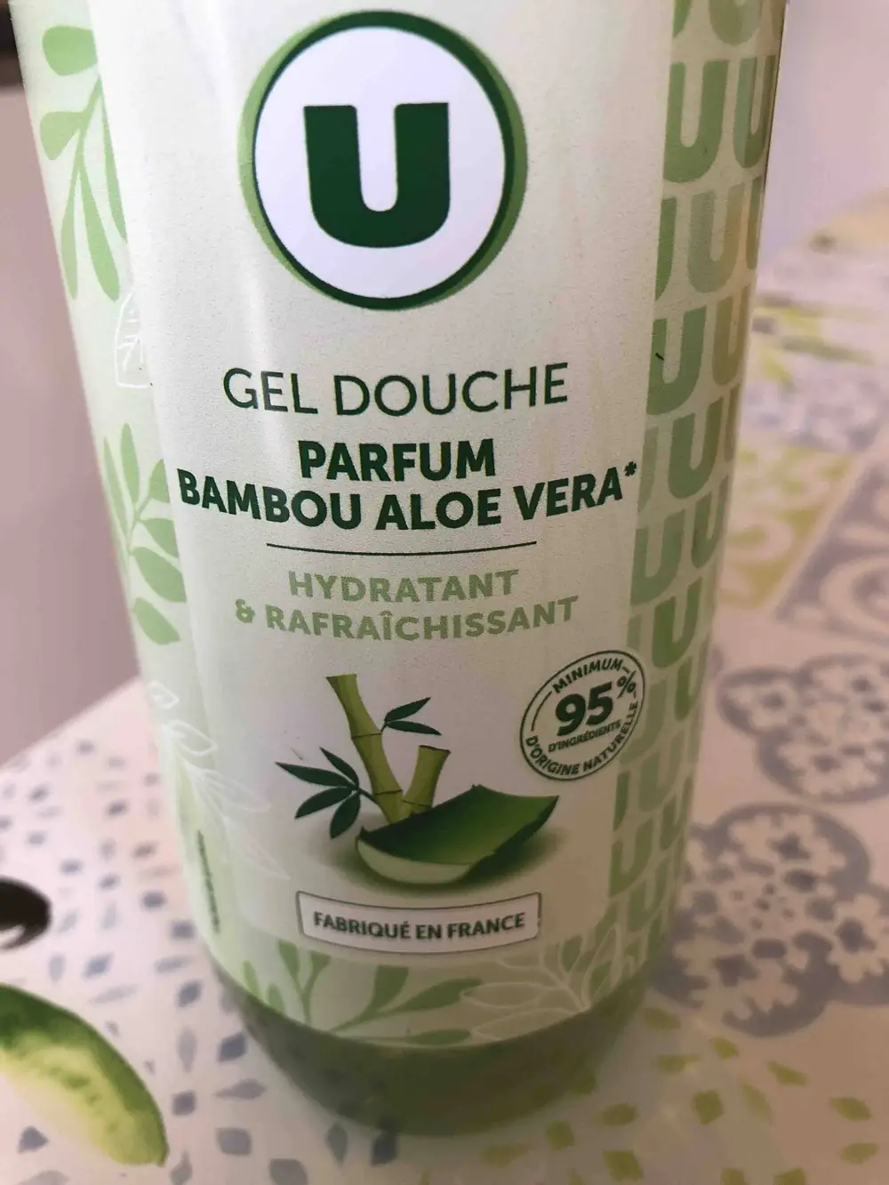 BY U - Gel douche parfum bambou aloe vera