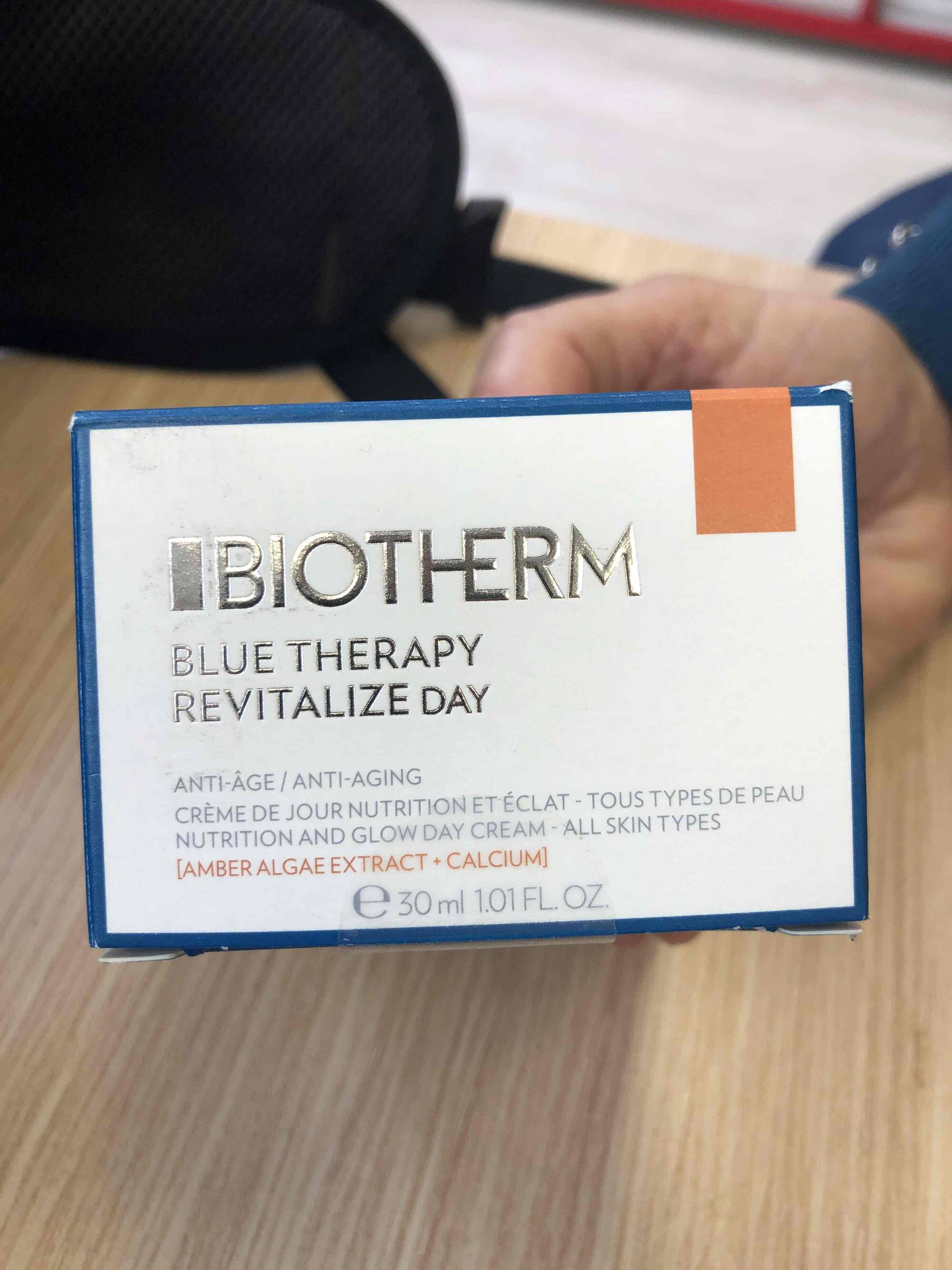BIOTHERM - Blue therapy revitalize day - Crème de jour nutrition et éclat