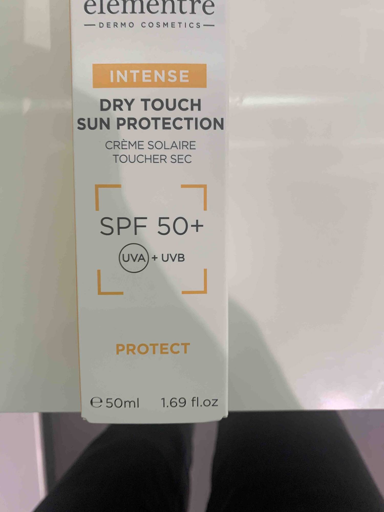 ELEMENTRE - Crème solaire toucher sec intense spf 50+
