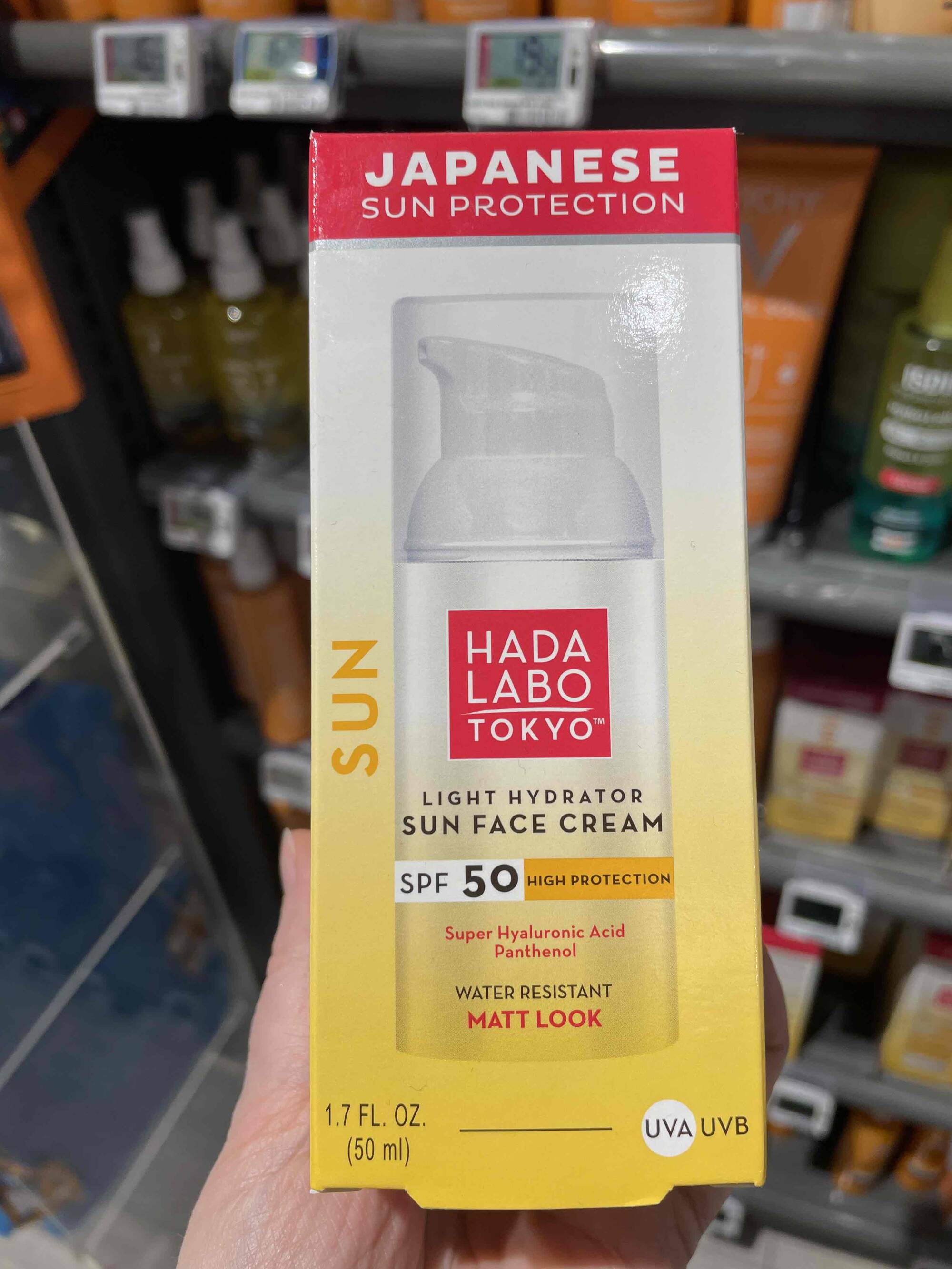 HADA LABO - Sun face cream SPF 50