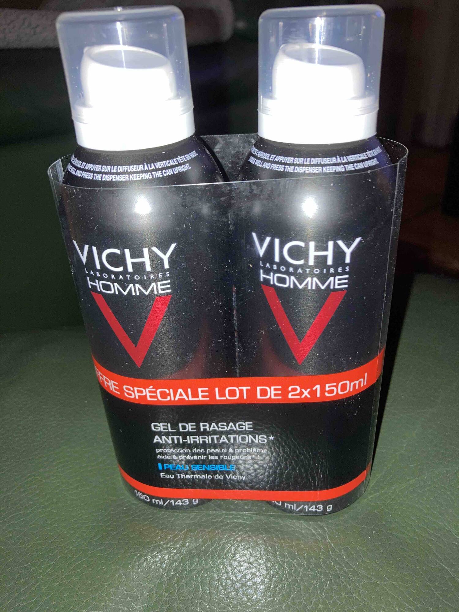 VICHY LABORATOIRES - Gel de rasage anti-irritations