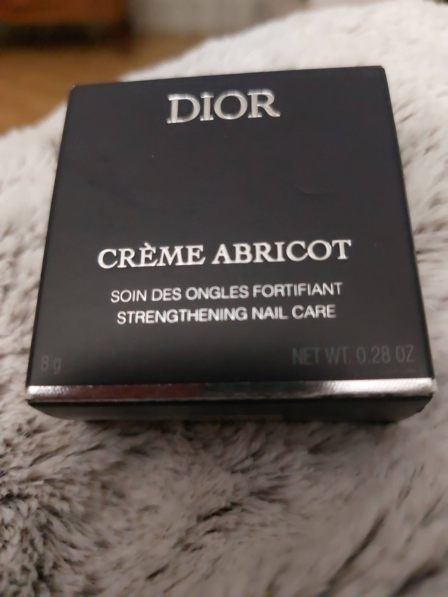 DIOR - Crème abricot - Soin des ongles fortifiant