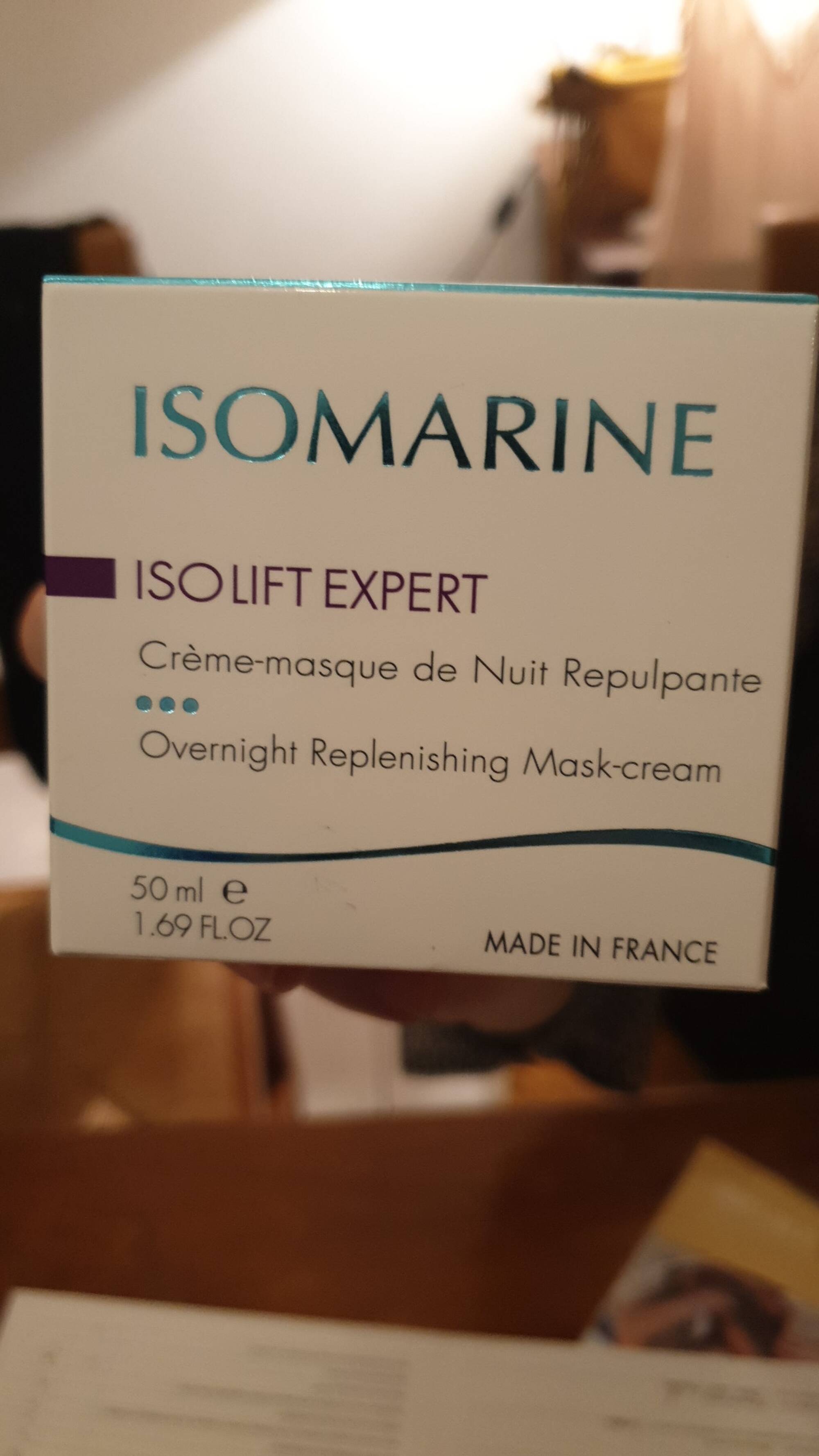 ISOMARINE - Isolift expert - Crème masque de nuit répulpante