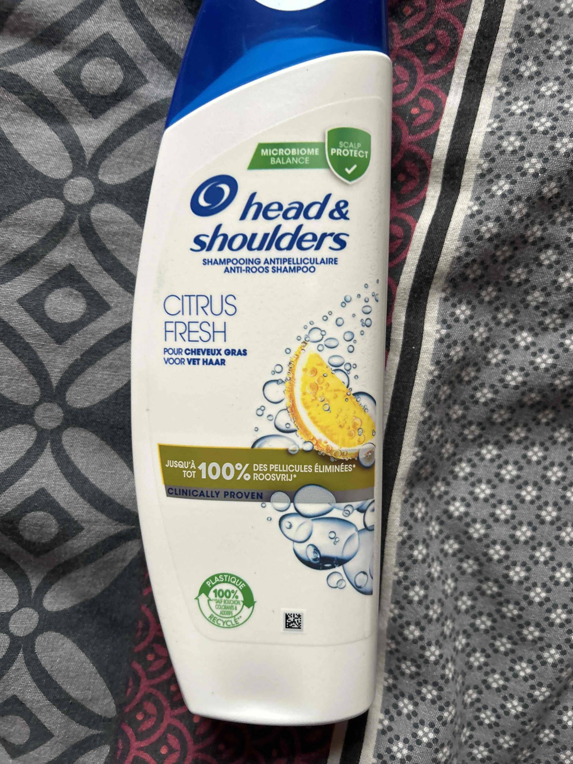 HEAD & SHOULDERS - Citrus fresh - Shampooing antipelliculaire cheveux gras