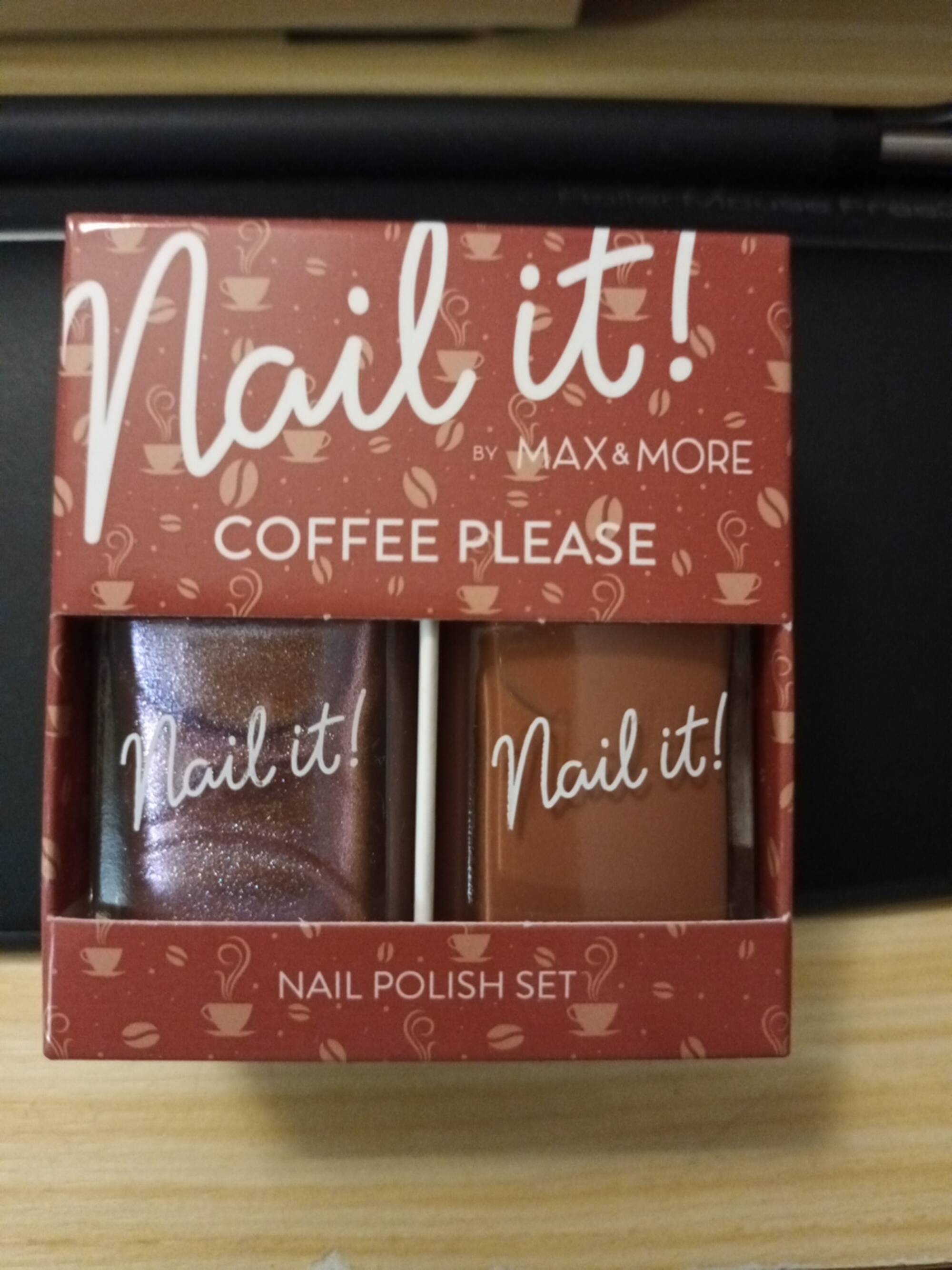 MAX AND MORE - Nail it ! coffee please - Nail polish set