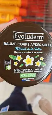 EVOLUDERM - Monoï a la folie - Baume corps après-soleil