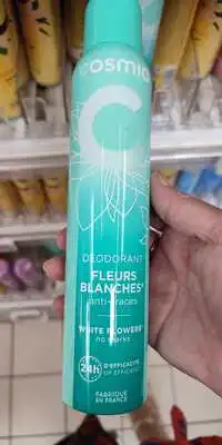 COSMIA - Déodorant fleurs blanche anti-traces 24h