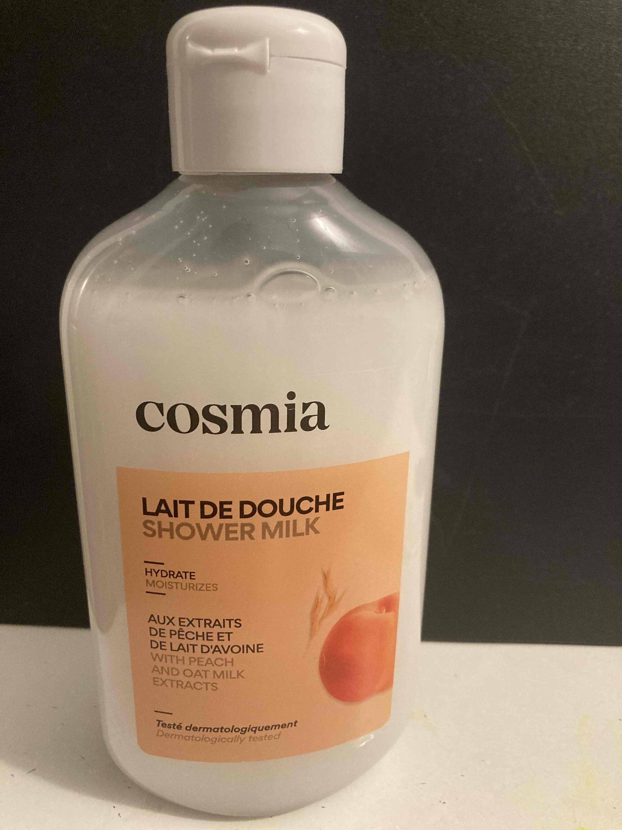 COSMIA - Lait de douche aux extraits de pêche et lait d’avoine