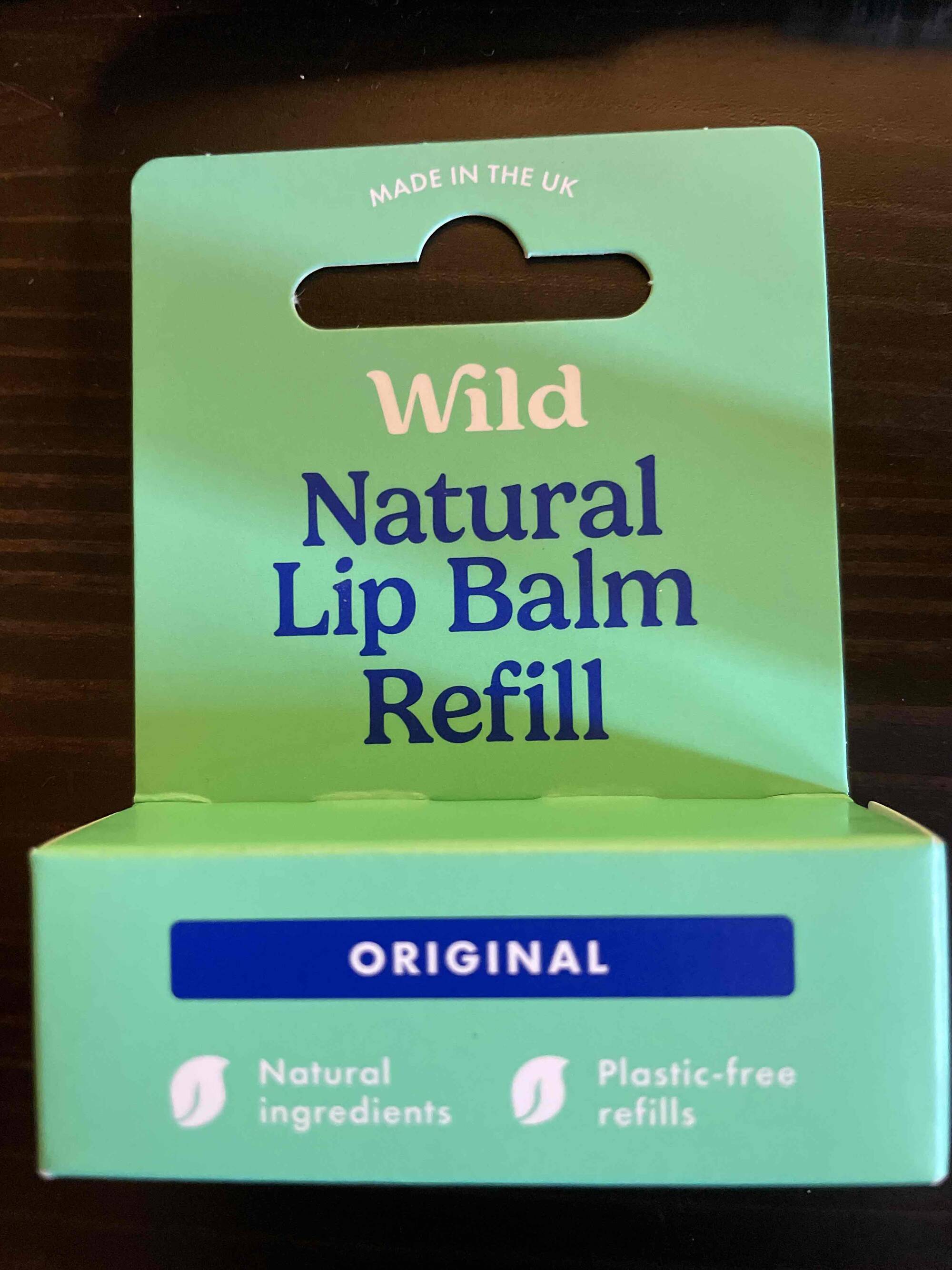 WILD - Natural lip balm refill