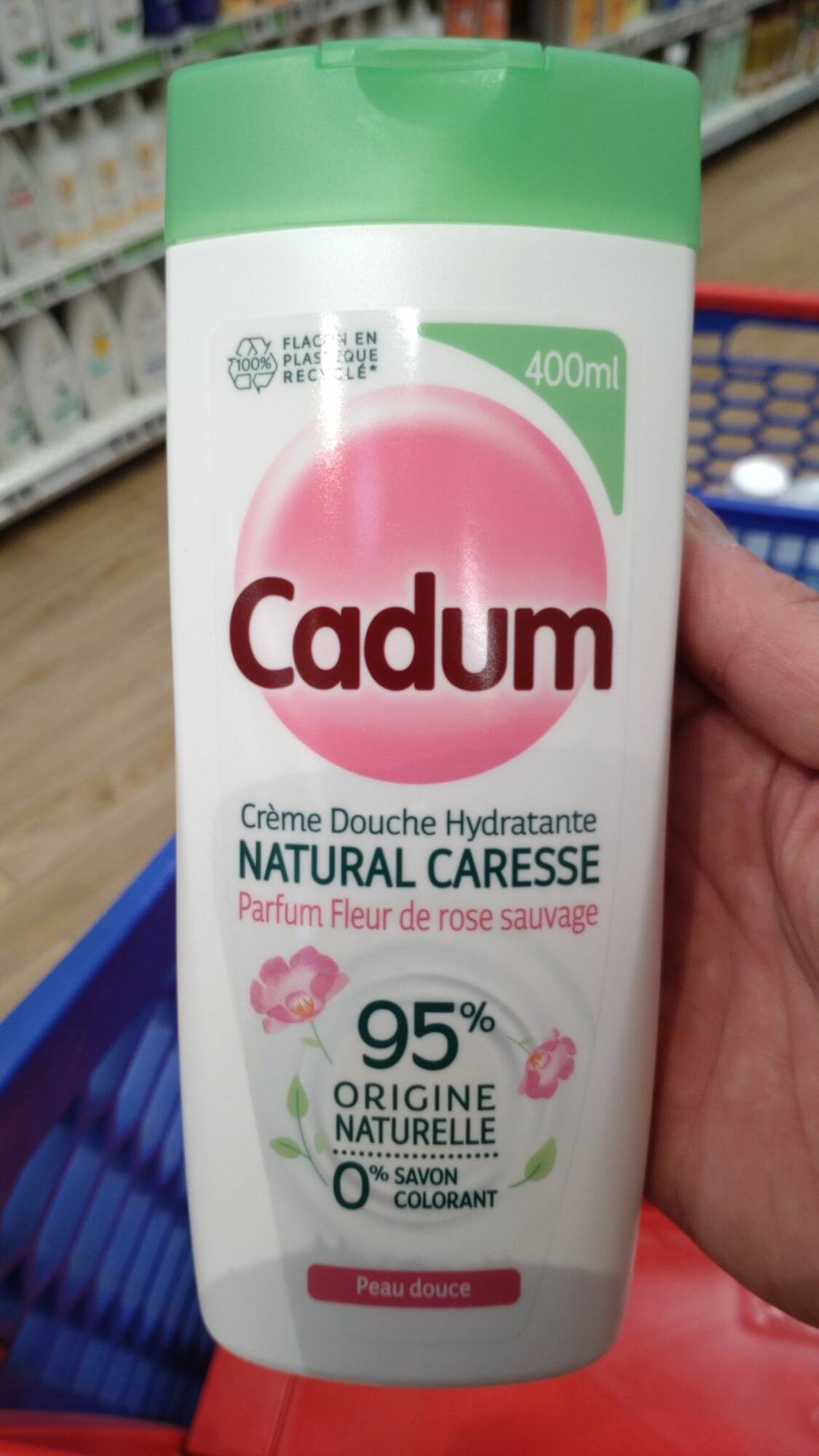 CADUM - Natural caresse - Crème douche hydratante