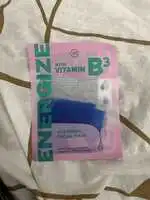 ENERGIZE - Hydrogel facial mask with vitamin B3