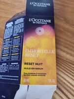 L'OCCITANE - Immortelle reset nuit - Huile-en-serum