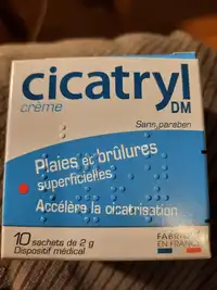 CICATRYL DM - Crème plaies et brûlures superficielles