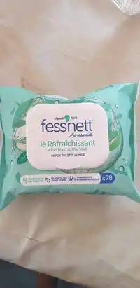 FESSNETT - Le rafraichissant aloe vera & thé vert - Papier toilette humide