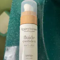 RESPECTUEUSE - Fluide quotidien SPF50+ anti-âge 