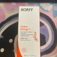 KORFF - Hydra energy C glow - Serum rostro