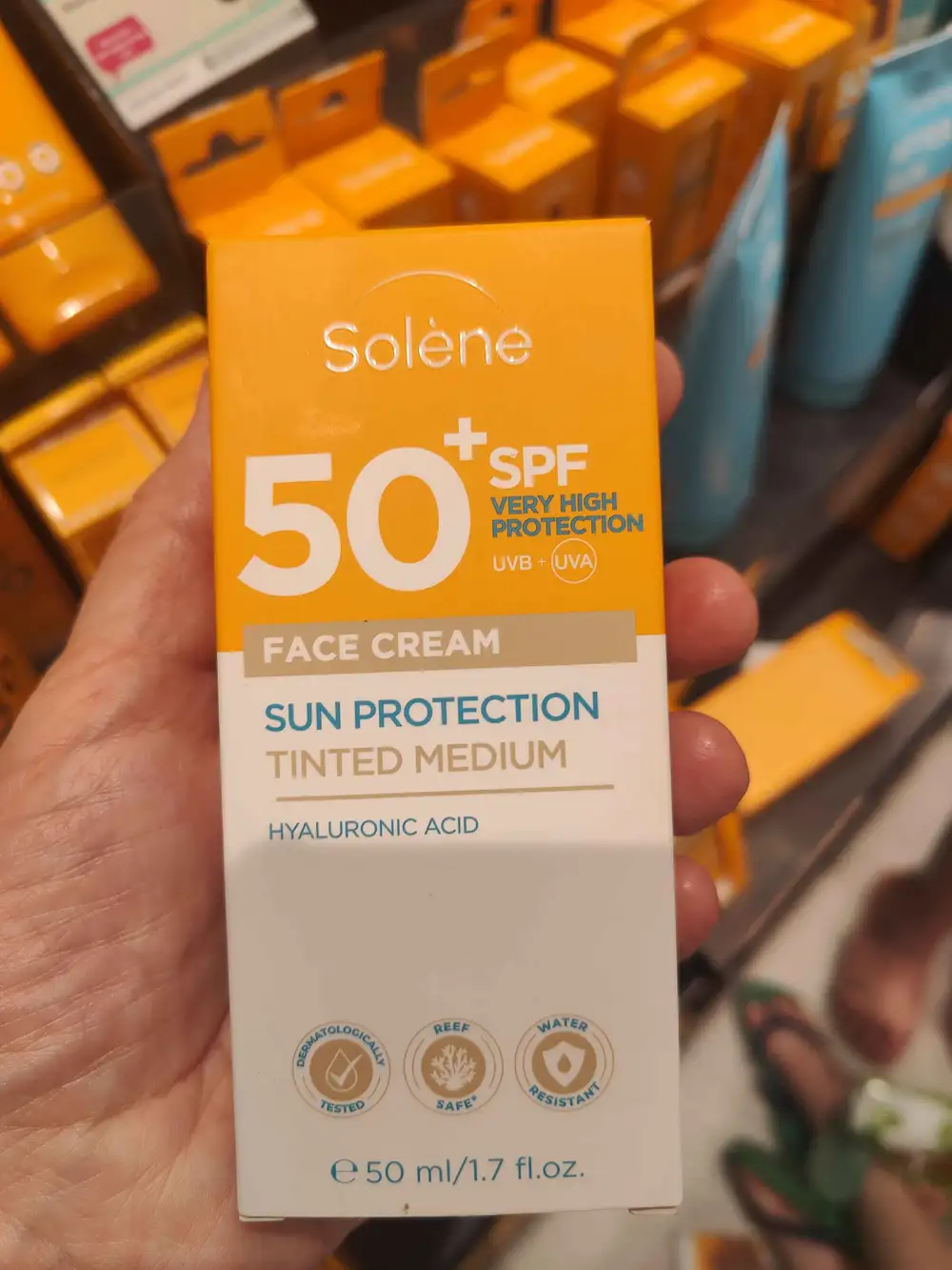 SOLENE - Sun protection face cream SPF50+