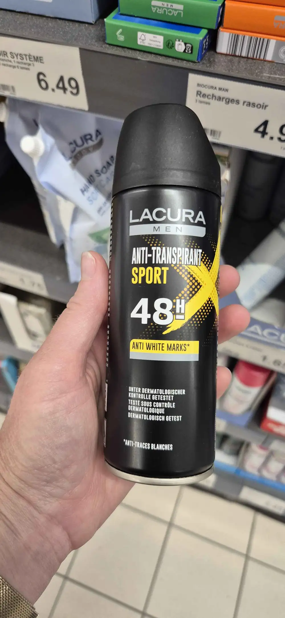 LACURA - Men - Anti-transpirant sport 48h