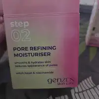 GENZEN - Pore refining moisturiser step 02