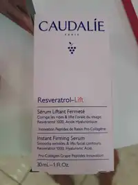 CAUDALIE - Resveratrol-lift - Sérum liftant fermeté
