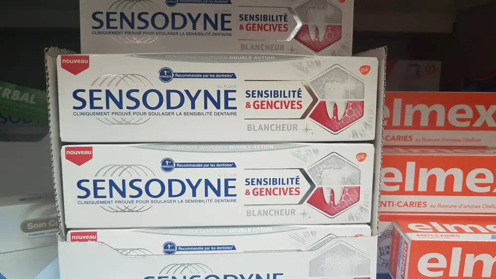 SENSODYNE - Dentifrice sensibilité & gencives 