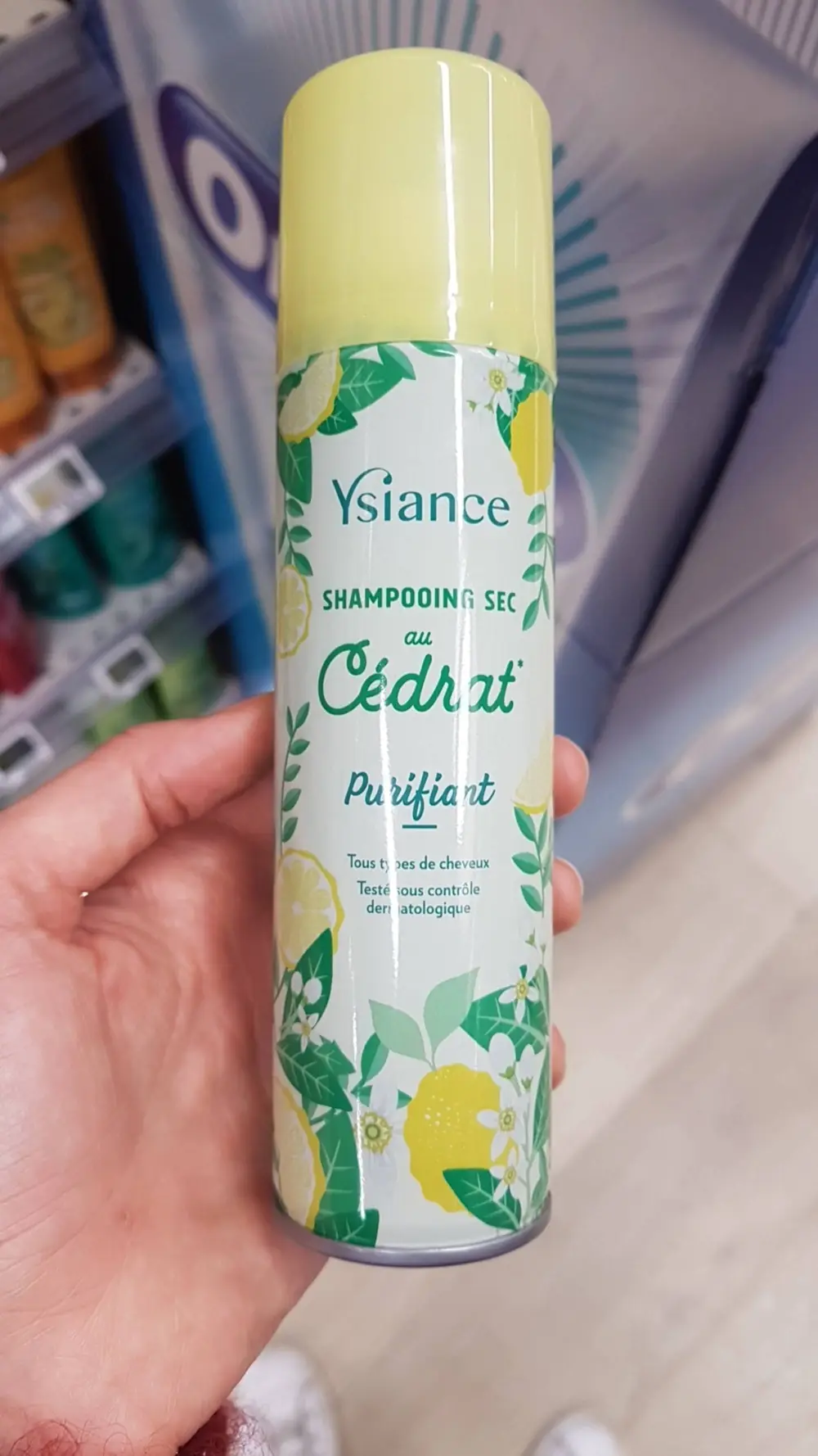 YSIANCE - Shampooing sec au cédrat purifiant