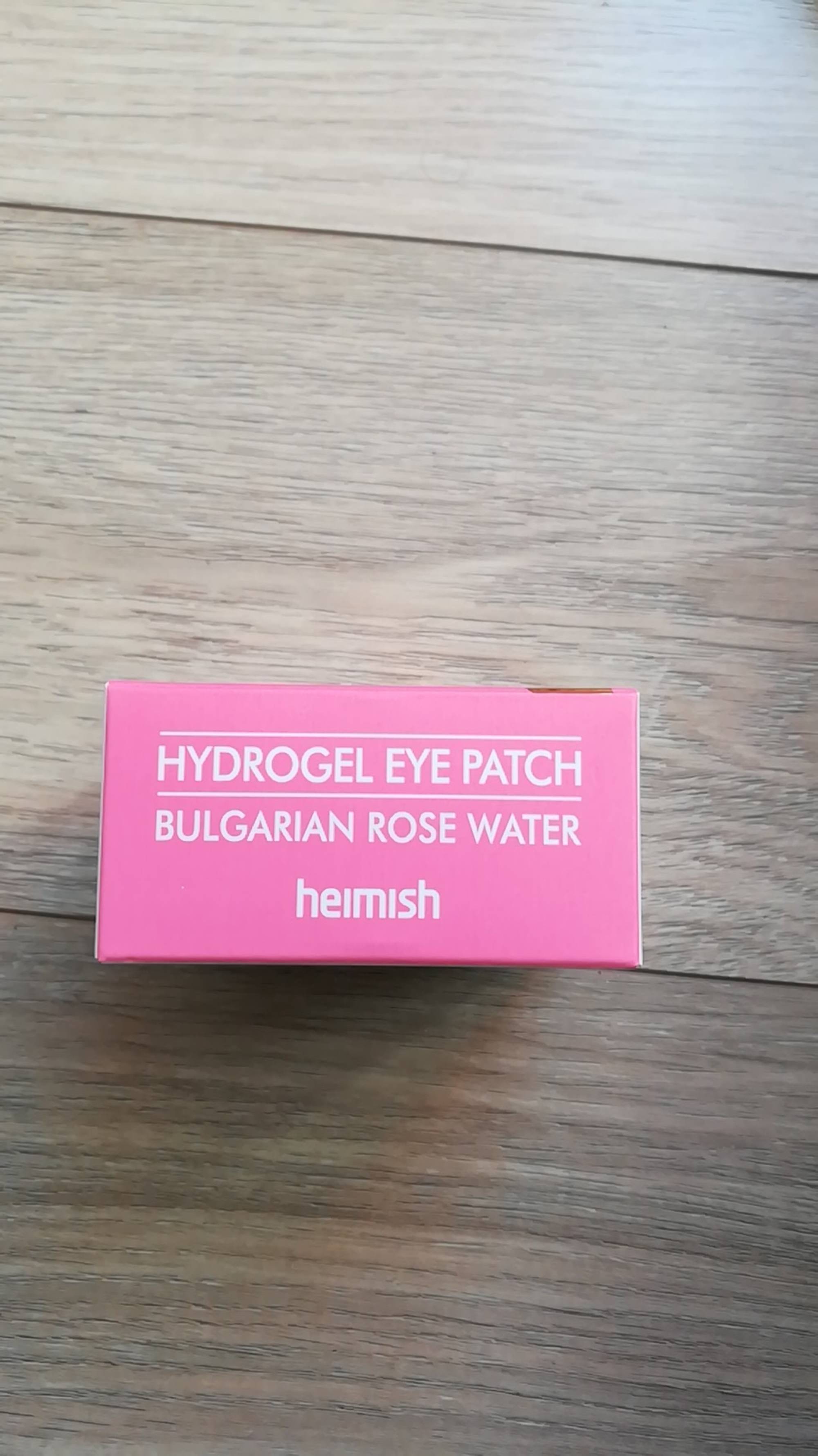 HEIMISH - Hydrogel eye patch - Bulgarian rose water