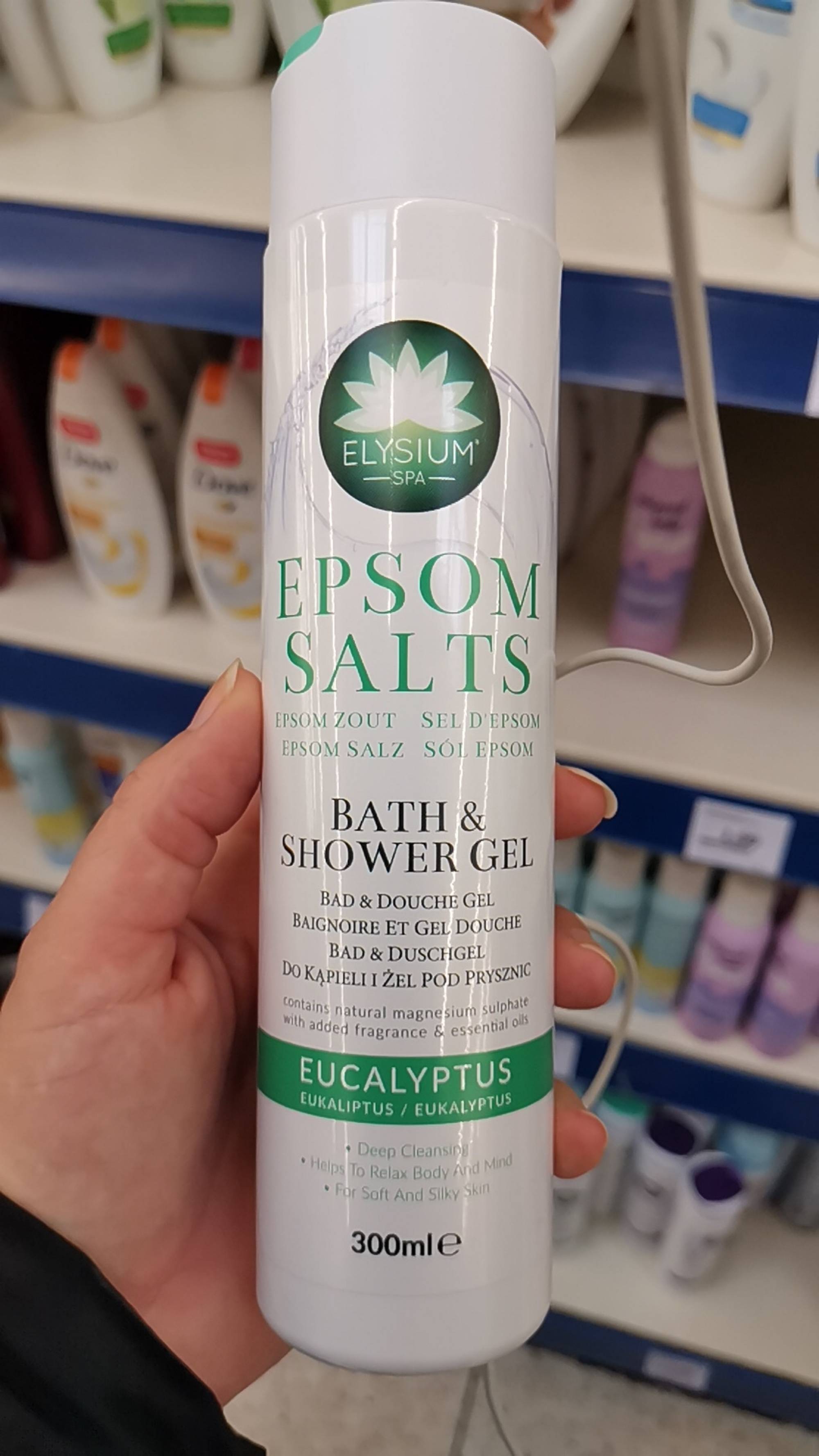 ELYSIUM SPA - Epsom salts - Bath & shower gel eucalyptus