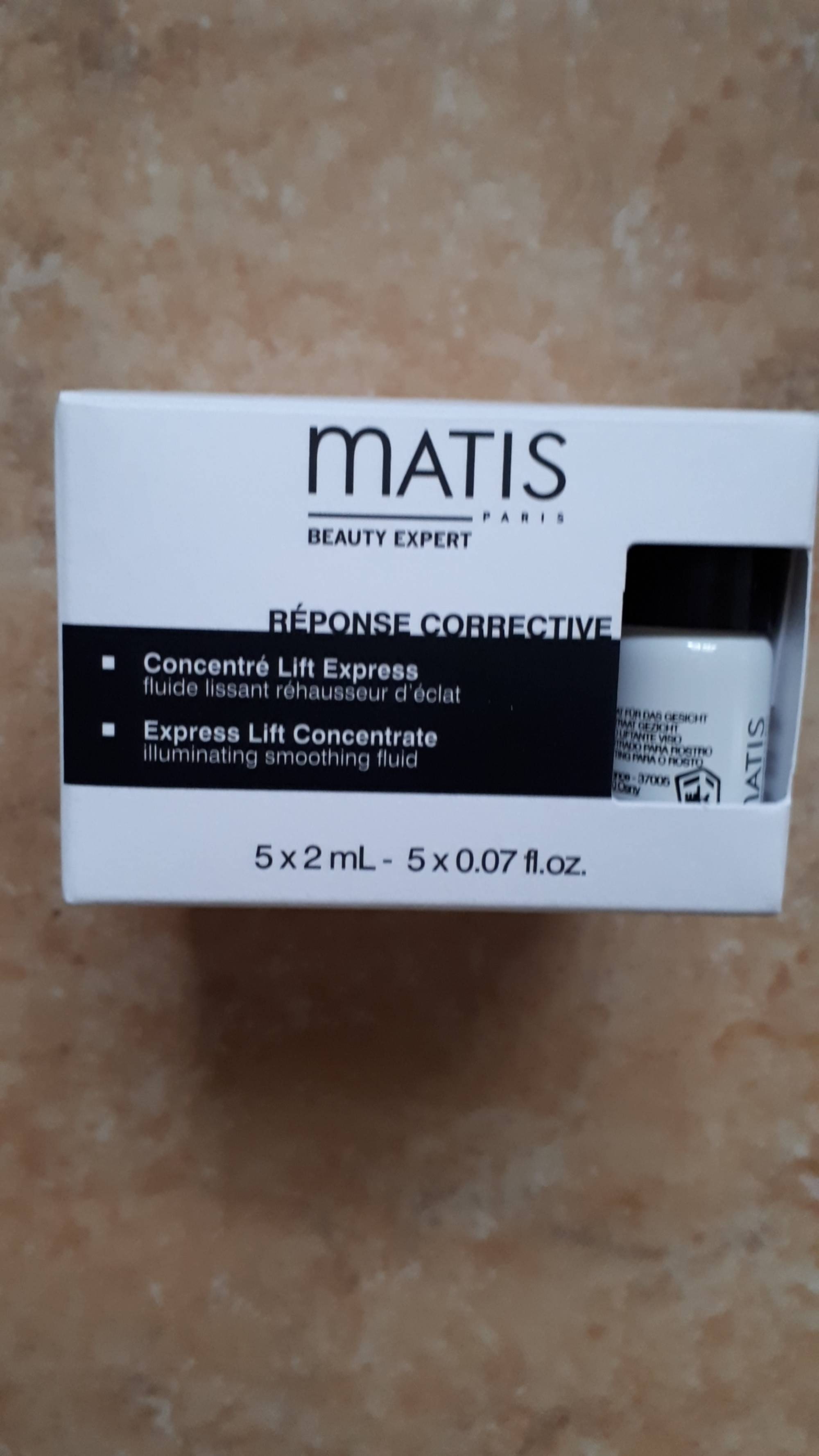 MATIS - Réponse corrective - Concentré lift express
