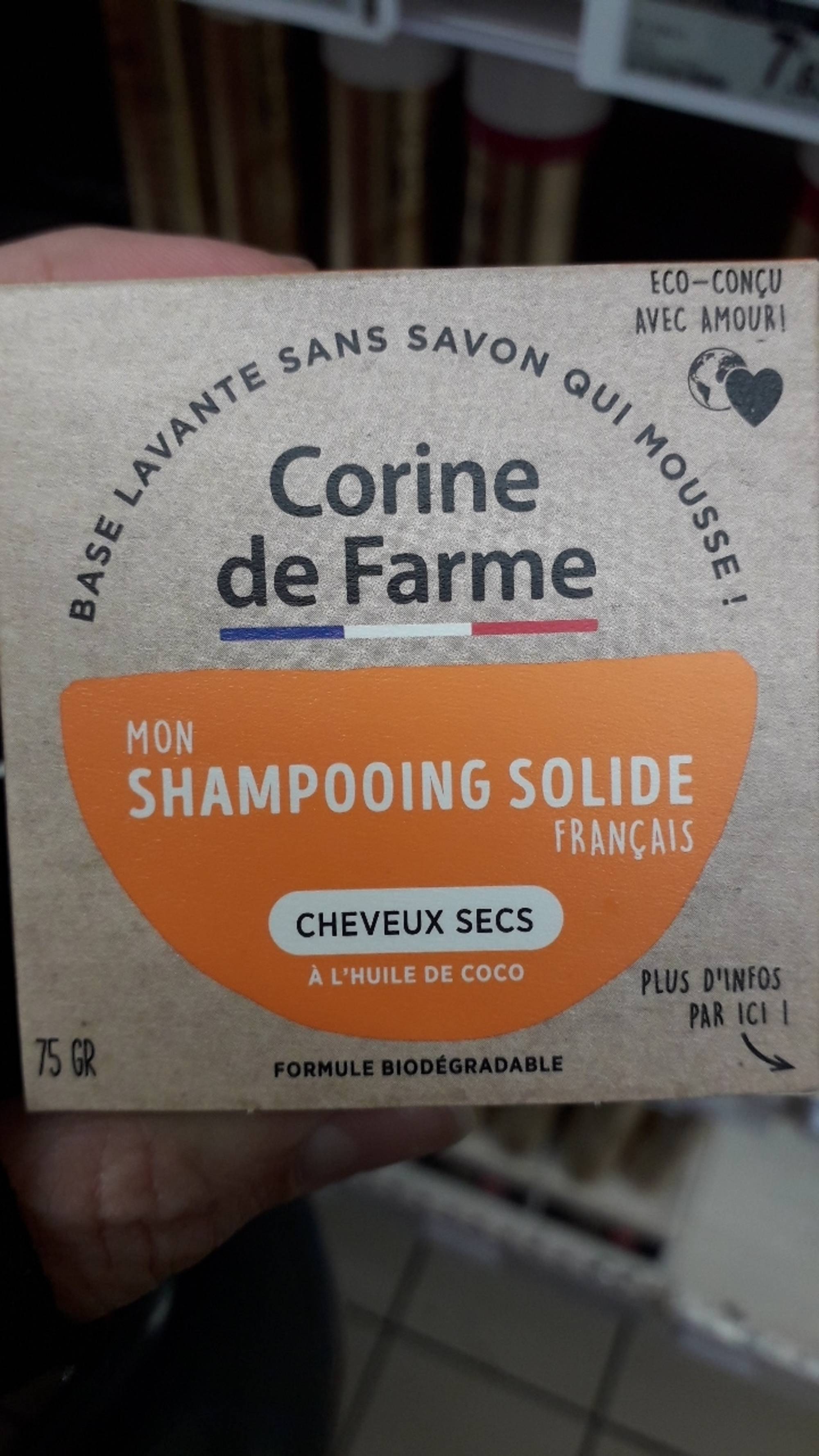 CORINE DE FARME - Shampooing solide à l'huile de coco