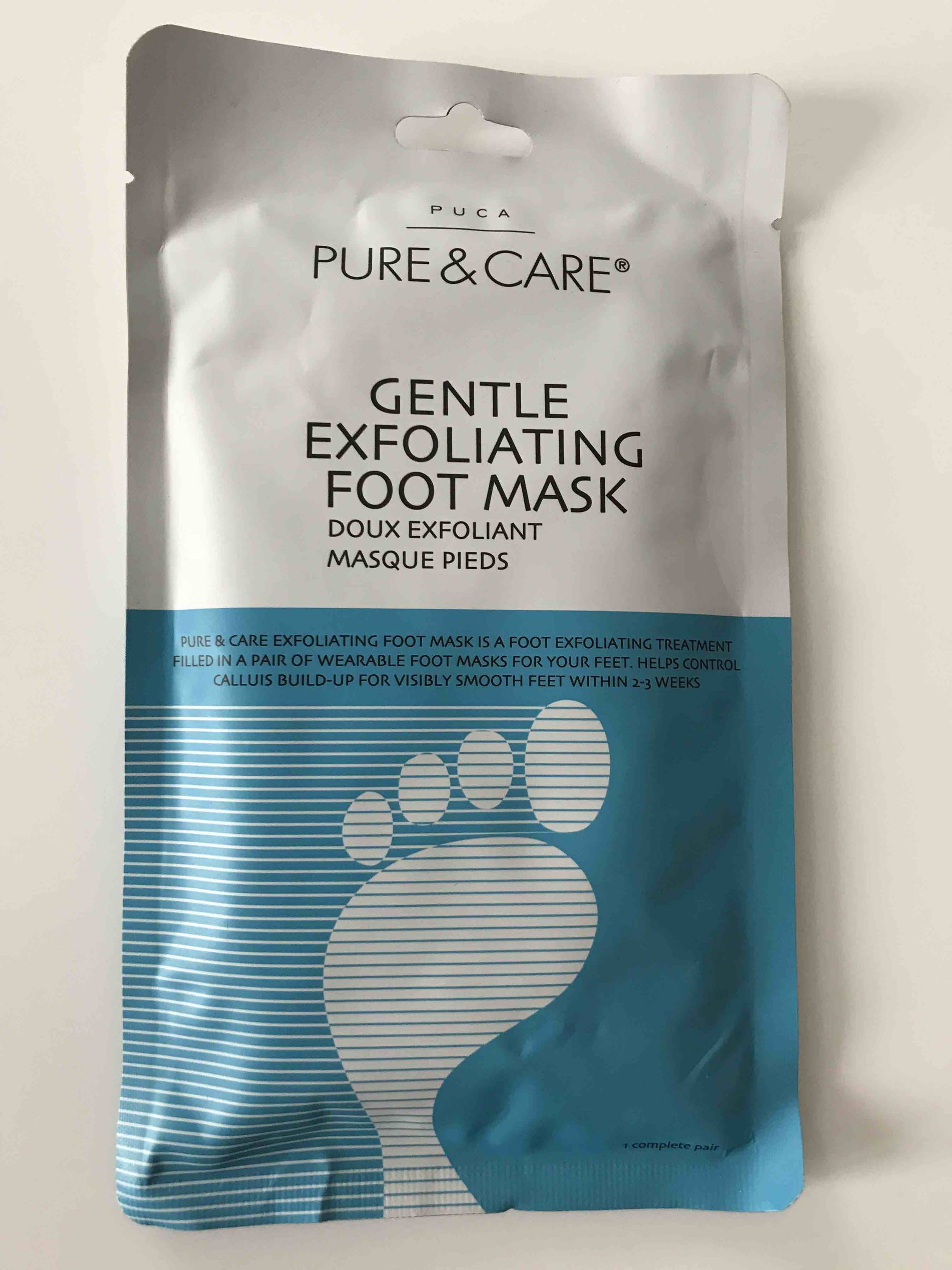 PURE & CARE - Doux exfoliant - Masque pieds