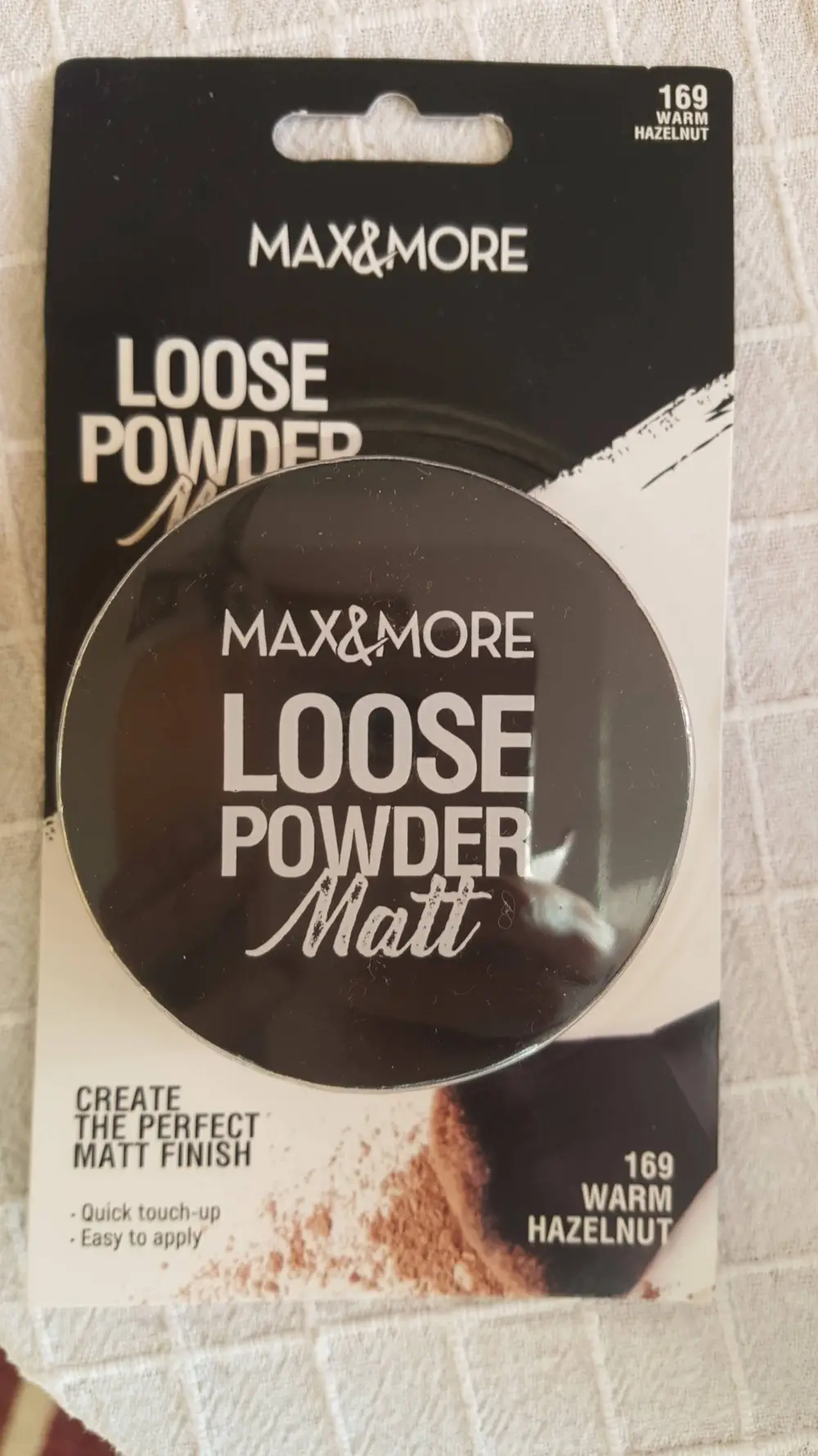 MAX & MORE - Poudre libre matifiante - 169 warm hazelnut